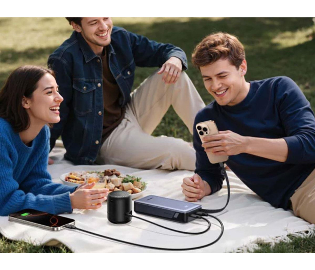 UGREEN Powerbank 20000mAh PB536 45W USB + USB-C wbudowany kabel - 1488870 - zdjęcie 4